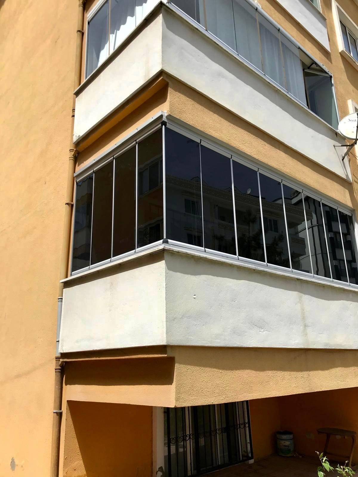 Dış cepheye uyumlu cam balkon profilleri